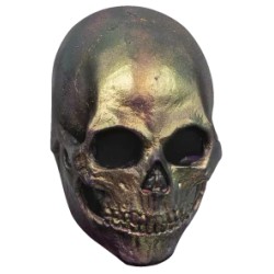 Máscara de Skull Metalic Gold