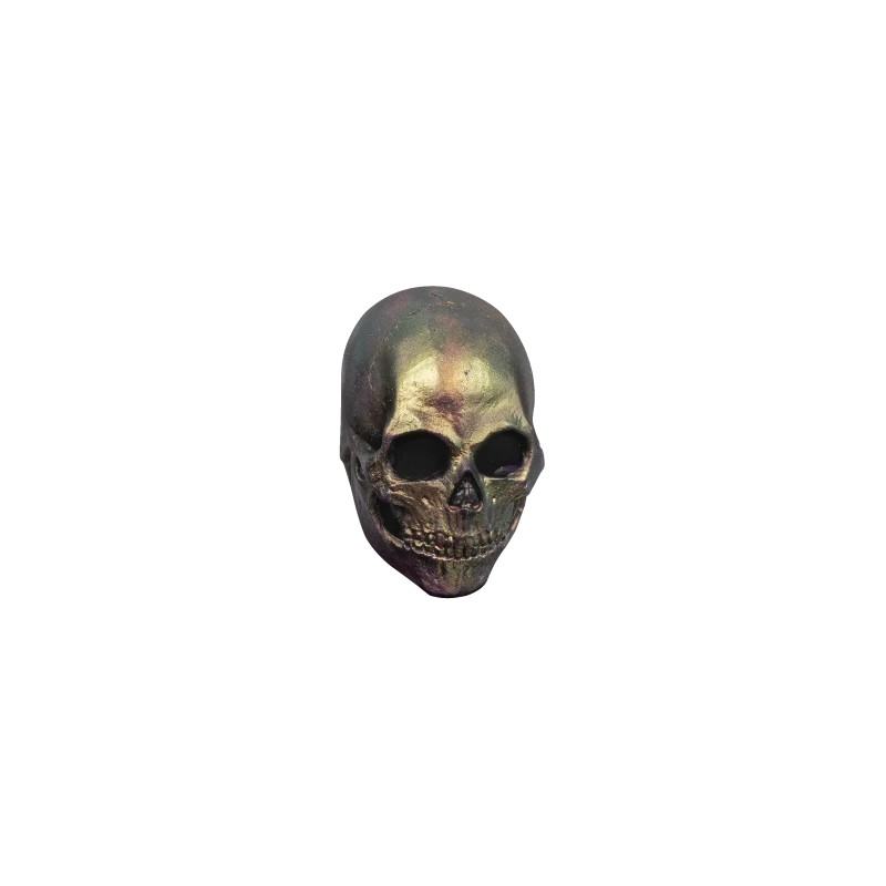 Máscara de Skull Metalic Gold
