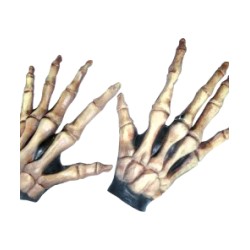 Large skeleton hands bone colored